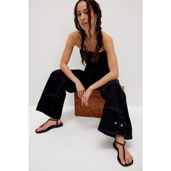 We The Free by Free People CRVY Outlaw Wide-Leg Jeans - Picture 3 of 10